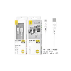 ONEPLUS FAN DATA CABLE NB1253 NE FOR MICRO USB 2.4A 1M BLACK ONEPLUS FAN DATA CABLE NB1253 NE FOR MICRO USB 2.4A 1M BLACK